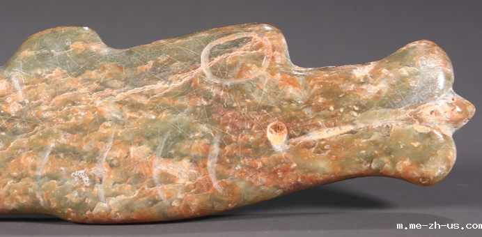 红山文化 玉璧和直形龙