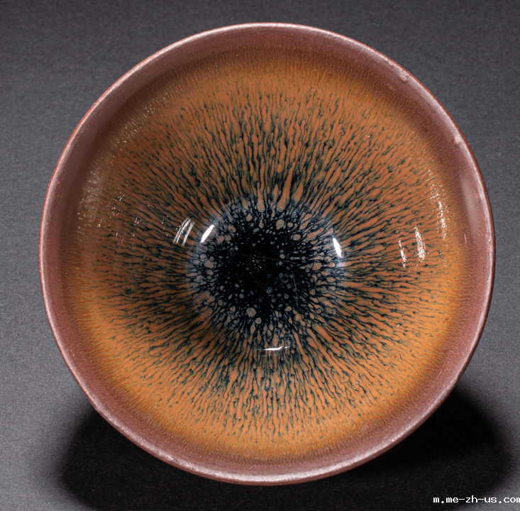 宋瓷 建盏 金兔毫盏